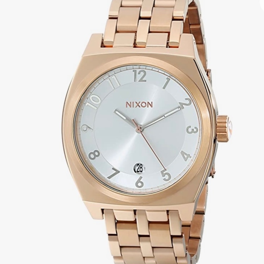 Nixon unisex analog watch, The Monopoly, Rose Gold.